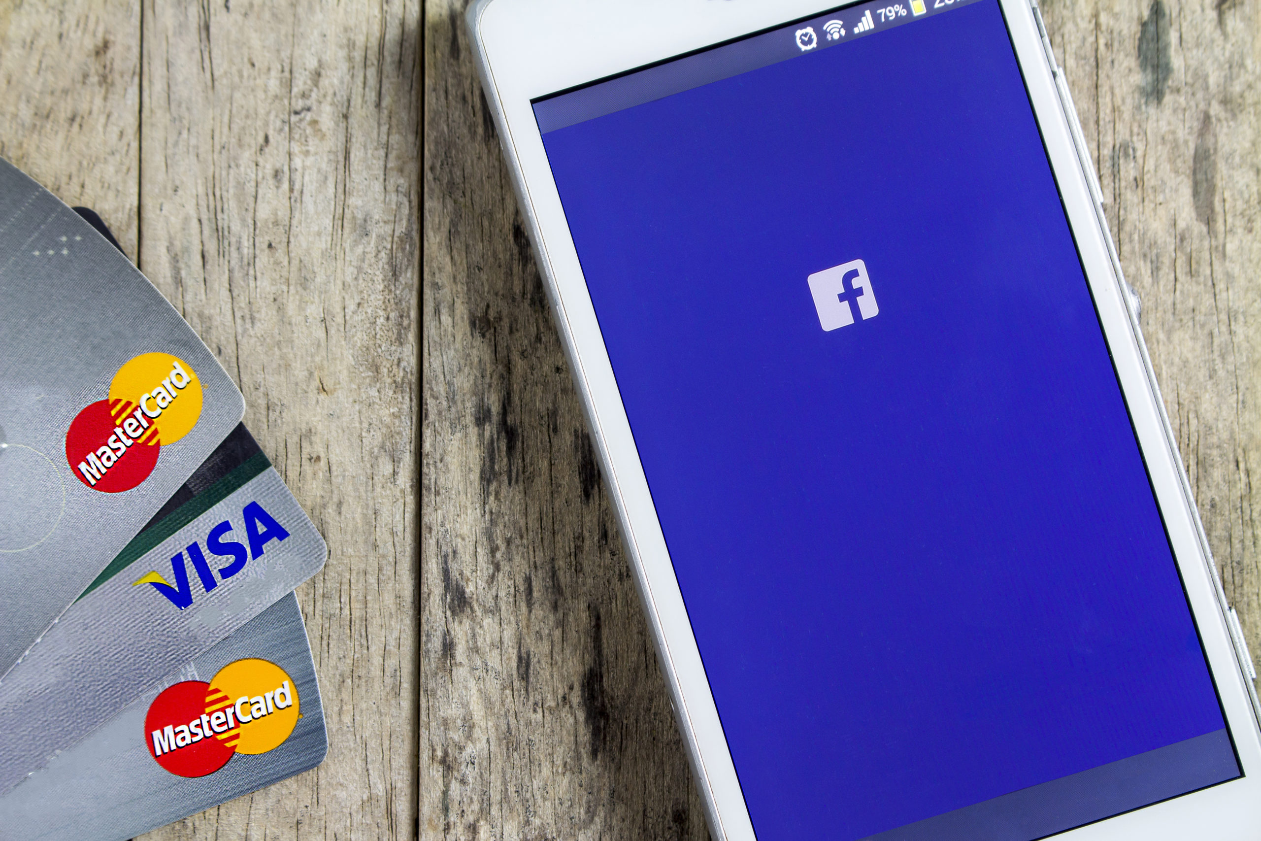 facebook google credit card